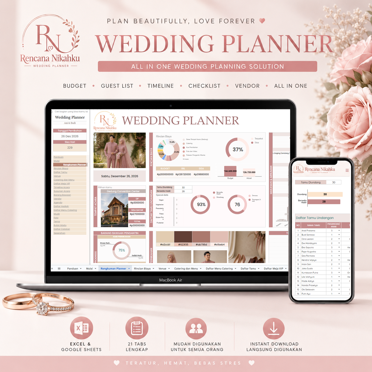 Mockup Wedding Planner